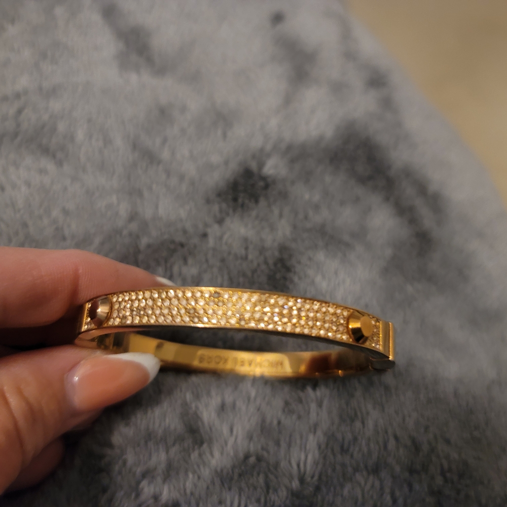 Michael Kors Gold Studded Bracelet